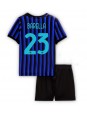 Billige Inter Milan Nicolo Barella #23 Hjemmedraktsett Barn 2025-26 Kortermet (+ Korte bukser)
